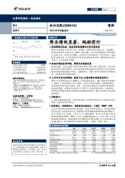 2019年半年报点评：降本增效显著，砥砺前行