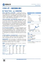 新产能投产顺利，Q2业绩超预期