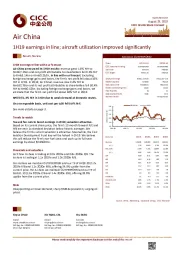 1H19 earnings in line; aircraft utilization improved significantly