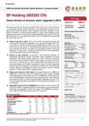 Green shoots of recovery seen; Upgrade to BUY