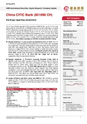 Earnings regaining momentum