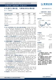 日化盈利大幅改善，电解液尚待业绩放量