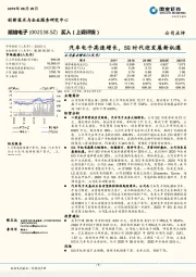 汽车电子高速增长，5G时代迎发展新机遇
