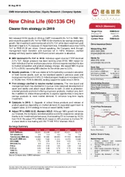 Clearer firm strategy in 2H19