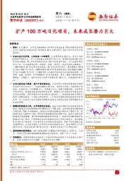 公司动态跟踪报告：扩产100万吨日化项目，未来成长潜力巨大