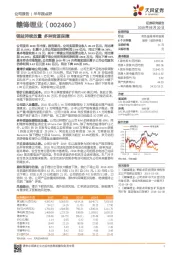 锂盐持续放量 多种资源保障