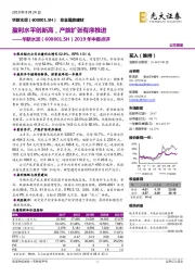 2019年中报点评：盈利水平创新高，产能扩张有序推进