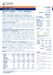 盈利能力大幅增加，产品市占率继续提升