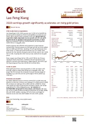 2Q19 earnings growth significantly accelerates on rising gold prices