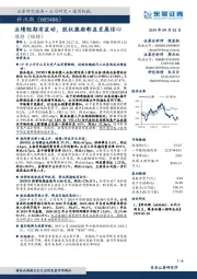 业绩短期有波动，股权激励彰显发展信心