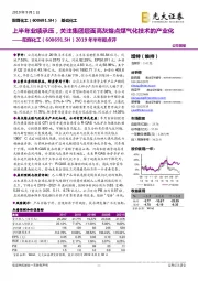 2019年半年报点评:上半年业绩承压,关注集团层面高灰熔点煤气化技术的产业化