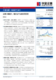 业绩小幅提升,看好全产业链布局优势
