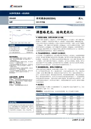 2019年中报：调整路更远，结构更优化