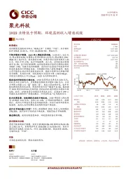1H19业绩低于预期，环境监测收入增速放缓