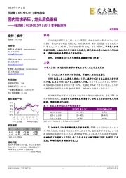 2019年中报点评：国内需求承压，龙头肩负重任