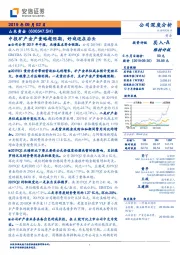 中报矿产金产量略超预期，好戏还在后头