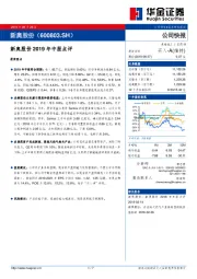 新奥股份2019年中报点评
