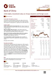 1H19 stable; investment value on cheap valuation and foreign assets