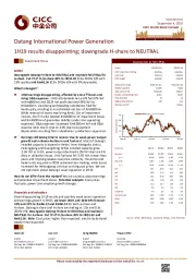 1H19 results disappointing; downgrade H-share to NEUTRAL