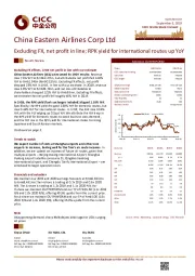 Excluding FX, net profit in line; RPK yield for international routes up YoY