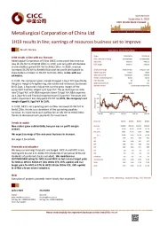 1H19 results in line; earnings of resources business set to improve