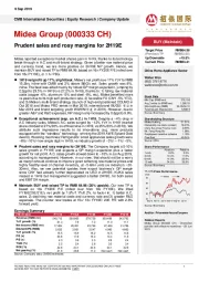 Prudent sales and rosy margins for 2H19E