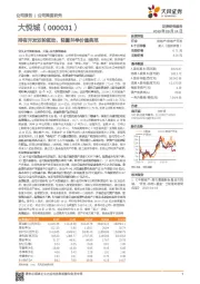 持有开发双轮驱动，轻重并举价值典范