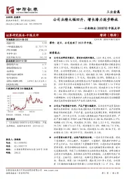 中报点评：公司业绩大幅回升，增长潜力逐步释放