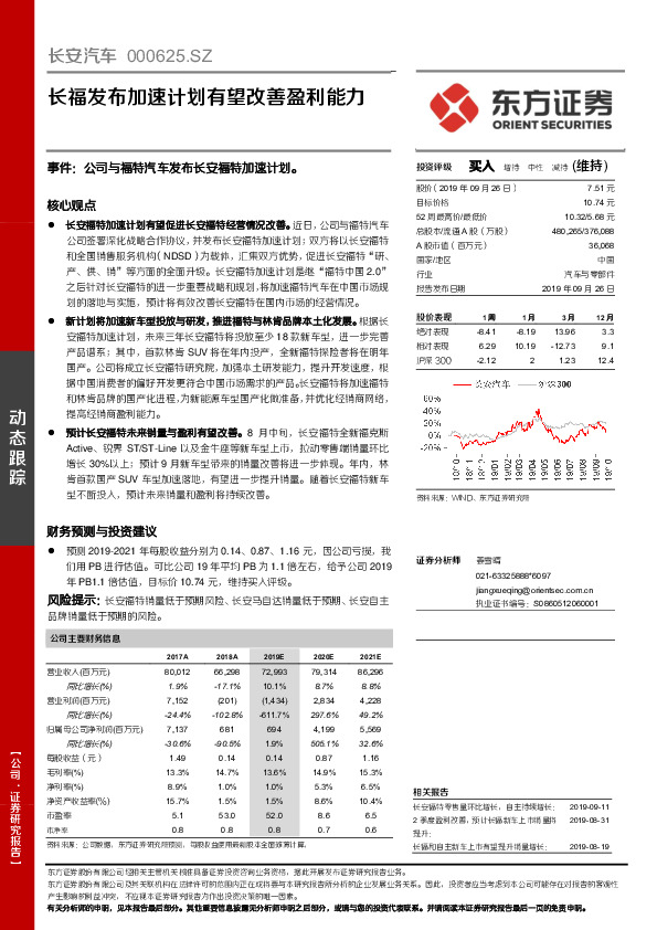 长福发布加速计划有望改善盈利能力