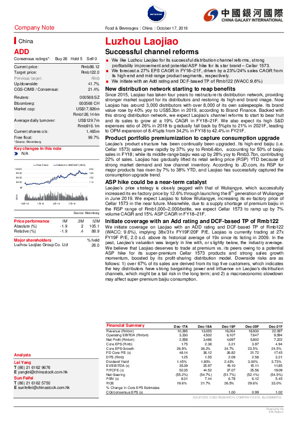 Successful channel reforms