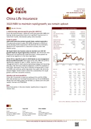 3Q19 NBV to maintain rapid growth; we remain upbeat