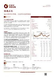 3Q业绩符合预期，文莱项目值得期待