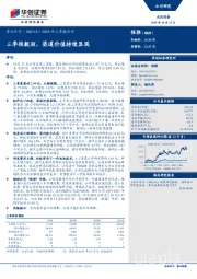 2019年三季报点评：三季报靓丽，渠道价值持续显现