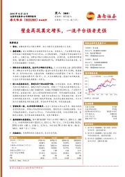壁垒高筑奠定增长，一流平台强者更强