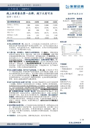 线上休闲食品第一品牌，线下大有可为