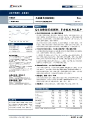 2019年三季度财报点评：Q4业绩指引超预期，多方位发力大客户