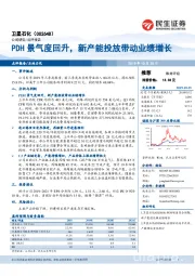 PDH景气度回升，新产能投放带动业绩增长