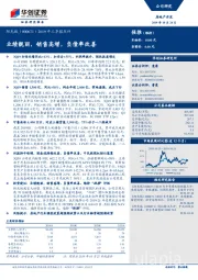 2019年三季报点评：业绩靓丽，销售高增，负债率改善