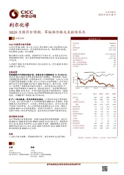 3Q19业绩符合预期，草铵膦价格未来继续承压
