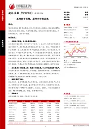 业绩低于预期，期待水针剂表现