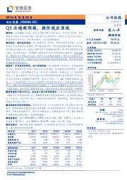 Q3业绩超预期，提价效应显现