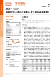 金融科技和LED显示持续发力，看好公司未来业绩弹性
