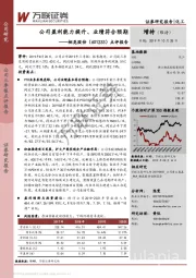三季报点评:公司盈利能力提升、业绩符合预期