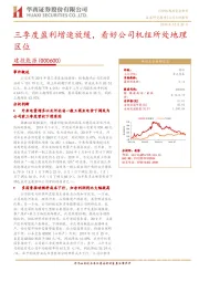 三季度盈利增速放缓，看好公司机组所处地理区位