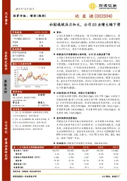 补贴退坡压力加大，公司Q3业绩大幅下滑