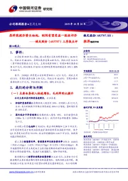 三季报点评：原料药提价势头初起，制剂有望受益一致性评价