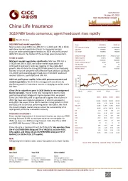 3Q19 NBV beats consensus; agent headcount rises rapidly