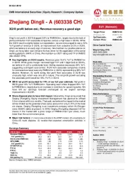 3Q19 profit below est.; Revenue recovery a good sign