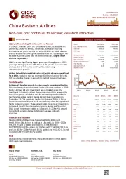 Non-fuel cost continues to decline; valuation attractive