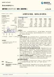 业绩符合预期，铁锂业务迎新机